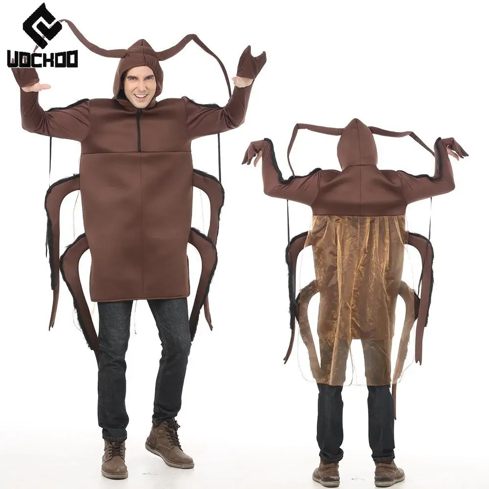 

Halloween Cockroaches Cosplay Costume Adult Child Tops Funny Carnival Dress Up Stage Parade Outfit Fancy Festival Party Wear