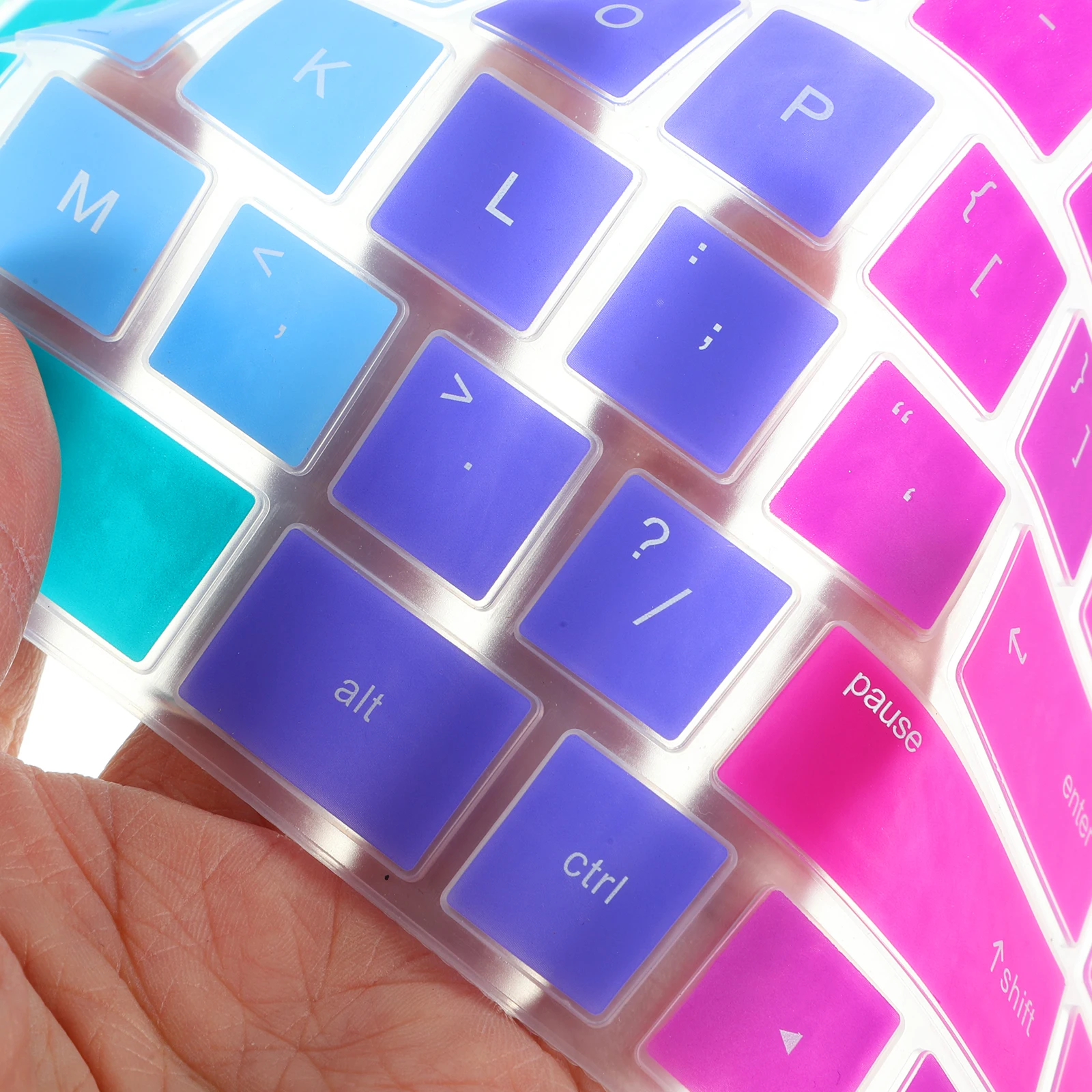 

Silicone Keyboard Skin for Pavilion 14 Protective Cover Long Term Use No Deformation High Definition Print Keys Easy Typing