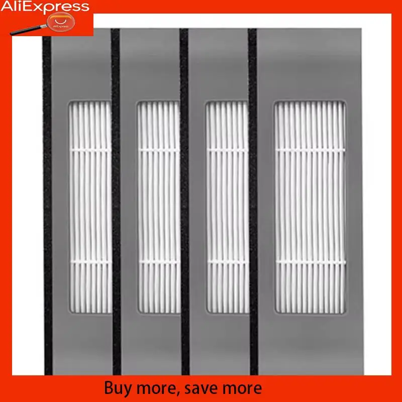 مجموعة فرش وفلتر كاملة A67Z لـ ECOVACS Deebot T8 AIVI: الفرشاة الرئيسية، والفرشاة الجانبية، وفلتر HEPA، وحقيبة الغبار