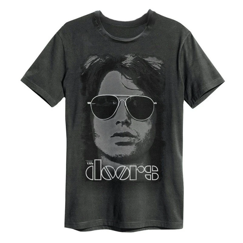 Jim Morrison The Doors es una banda de rock informal, camiseta y marca de lujo para hombres y mujeres Top 2026