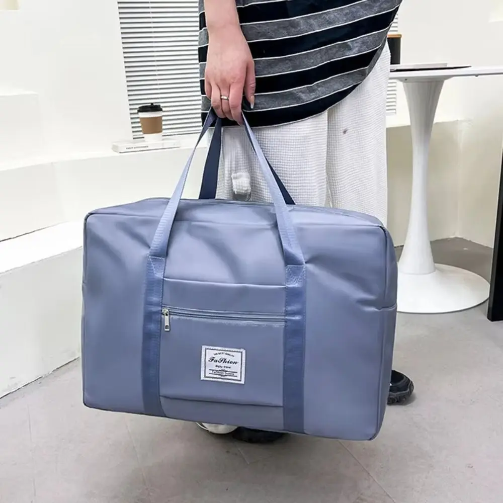 أكسفورد القماش السفر حقيبة التخزين للطي سعة كبيرة حقيبة أمتعة السفر مقاوم للماء متعددة الوظائف رحلة حقائب رحلة عمل