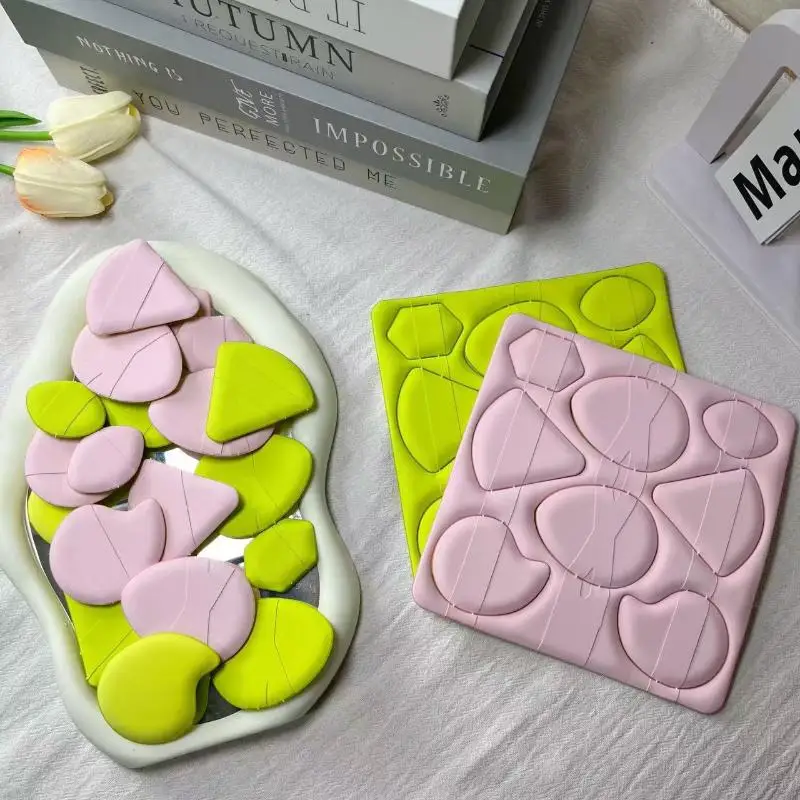 [JN] 8pcs Soft Cosmetic Puffs Cosmetic Powder Puff Blender Set Multi Shaped Soft Touch Sponges For Daily Makeup Tools