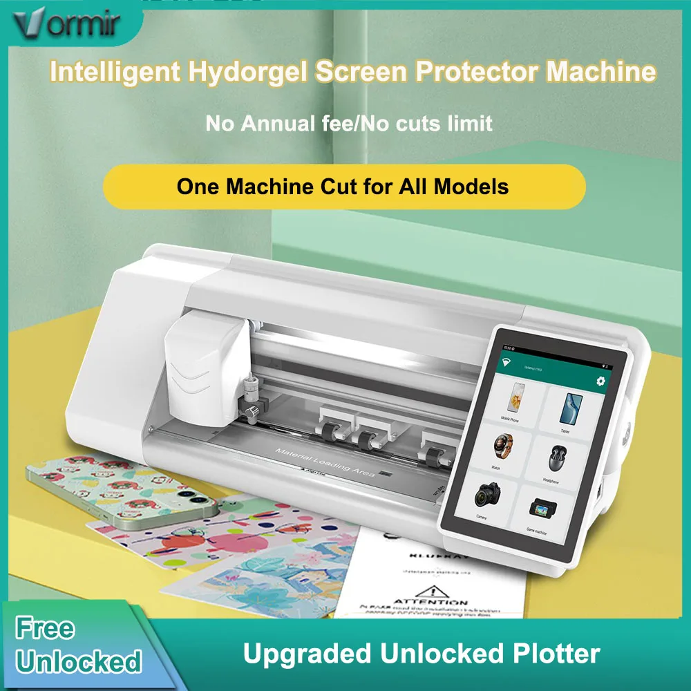 

Vormir разблокированная гидрогелевая слюдяная защитная пленка для экрана плоттерная машина передние пленки задняя кожа наклейка машина для резки для всех телефонов