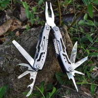 Stainless Steel Pliers Outdoor Knife Combination Folding Car Convenient Knife Pliers Pliers Multifunctional Tools
