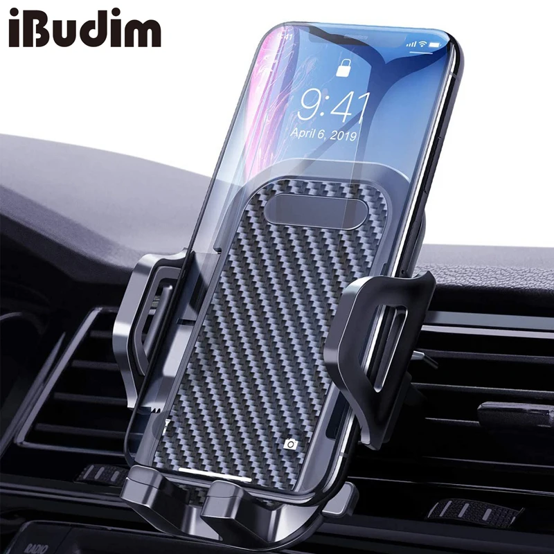 Car Phone Holder Car Air Vent Cellphone Clip Universal 360° Rotation Car Phone Mount for iPhone 18 17 Series Samsung GPS Stand