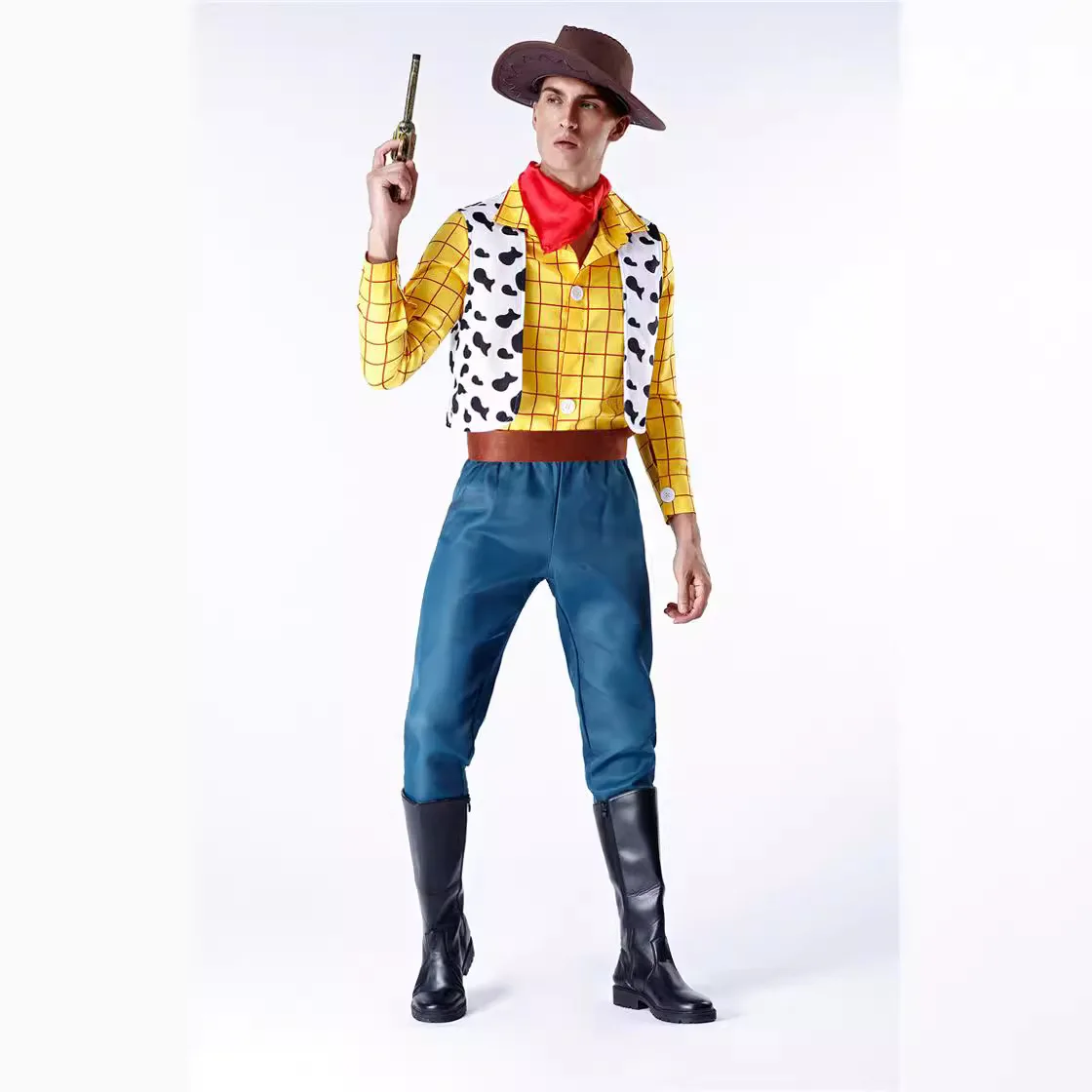 2024 Halloween costume, American movie Toy Story, Woody, Tracy, Jessie, stage costume