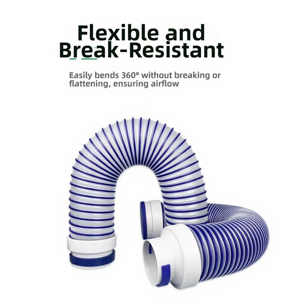 Flexible Duct Hose With Steel Wire & Clamps For  Venting And HVAC Systems Home Improvement Heating Cooling Parts view 5