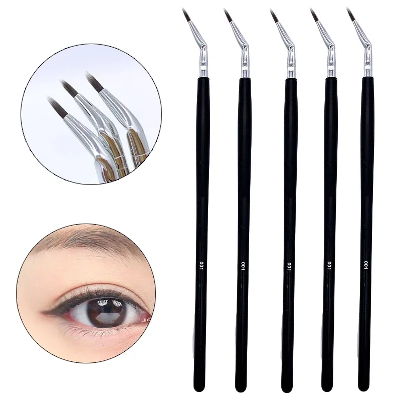 1 PC Bent Liner แปรงแต่งหน้า Precision Angled Eyeliner แปรงอายแชโดว์ Eye Brow เครื่องมือรายละเอียด Eye Liner Precision เครื่องสําอางค์เครื่องมือ