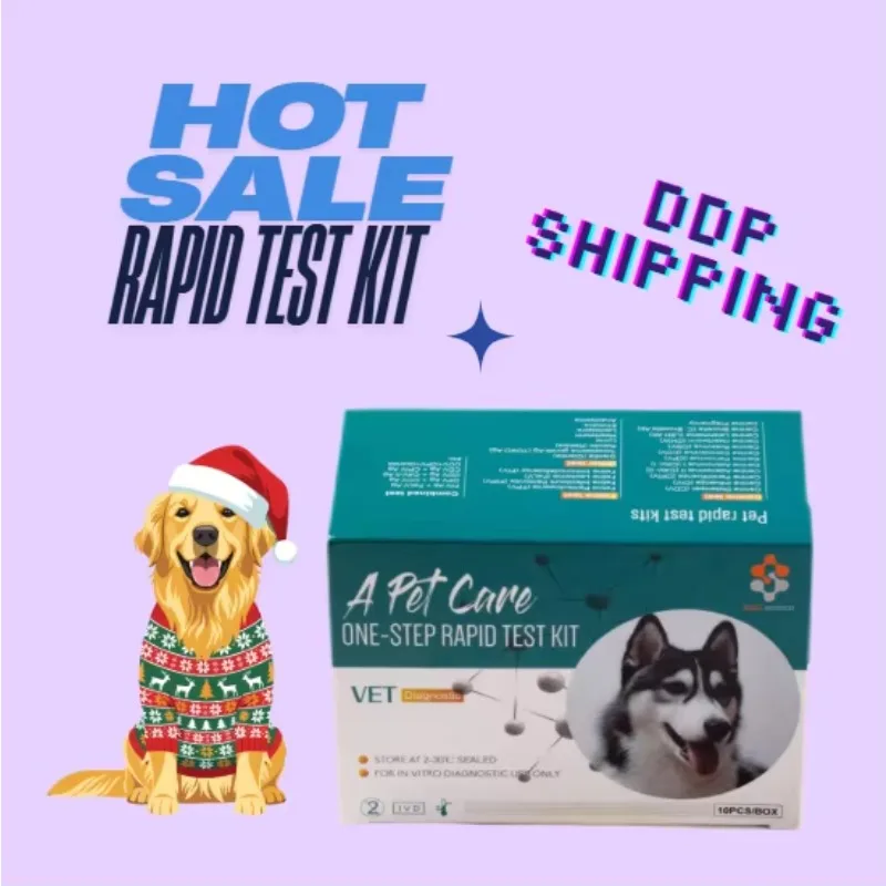 Veterinaria Test De Erlichia Parvovirus Distemper Cpv/Cdv/Ehr Parvovirus Moquillo Erlichas Rapid Test Kit for Dogs