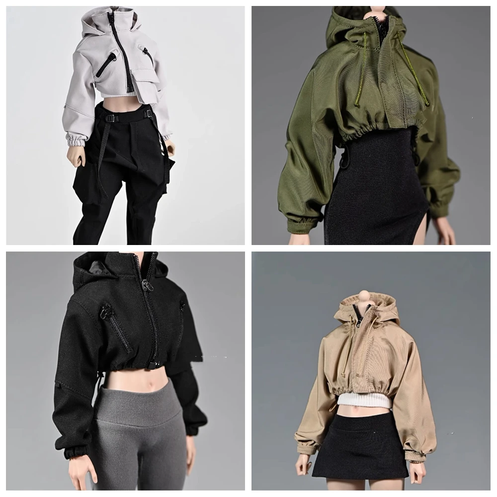 1/6 Trendy Functional Coat Pants Female  Sport Suit Clothing   customize  For 12 Inch Figure Body  Game Soldier Doll  Toys