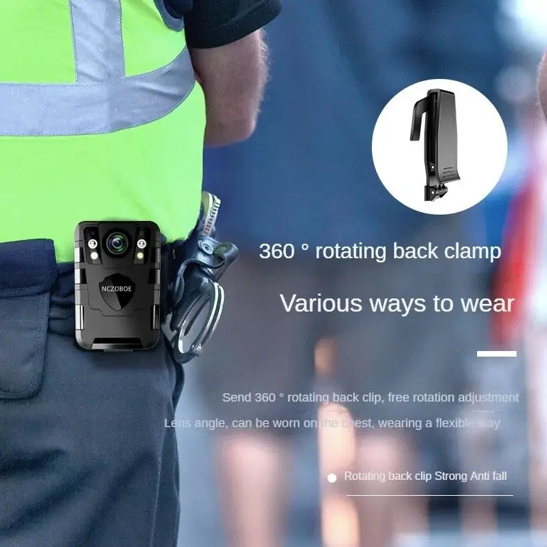 

NCZOBOE Mini Body Camera Full HD 1600P IPS Touch Screen Night Vision Video Recorder Security Guard Police Body Mini Cam New