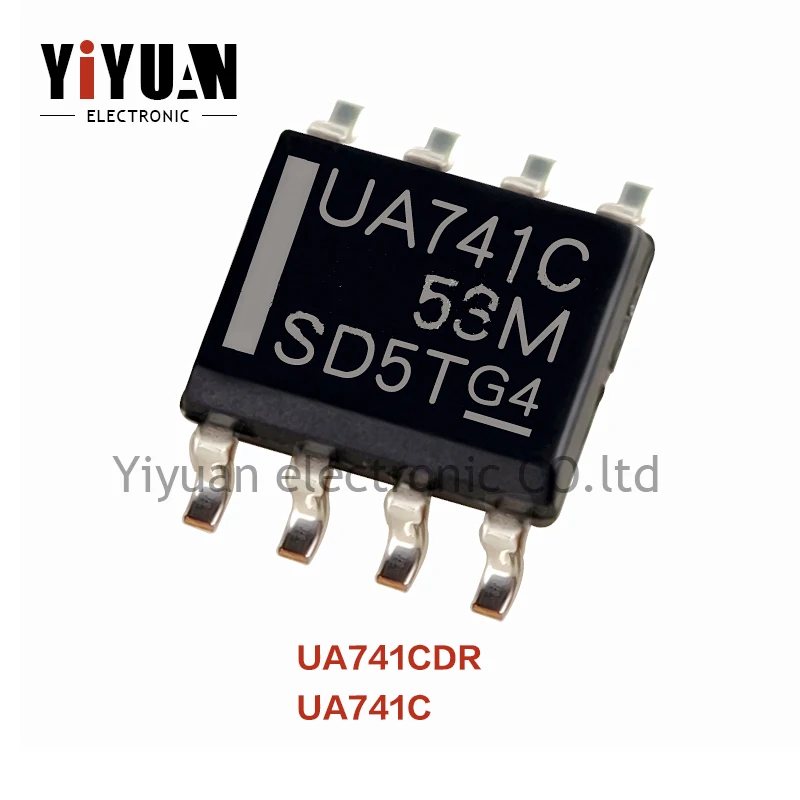 10PCS NEW UA741CDR UA741C SOP-8 Operational Amplifier