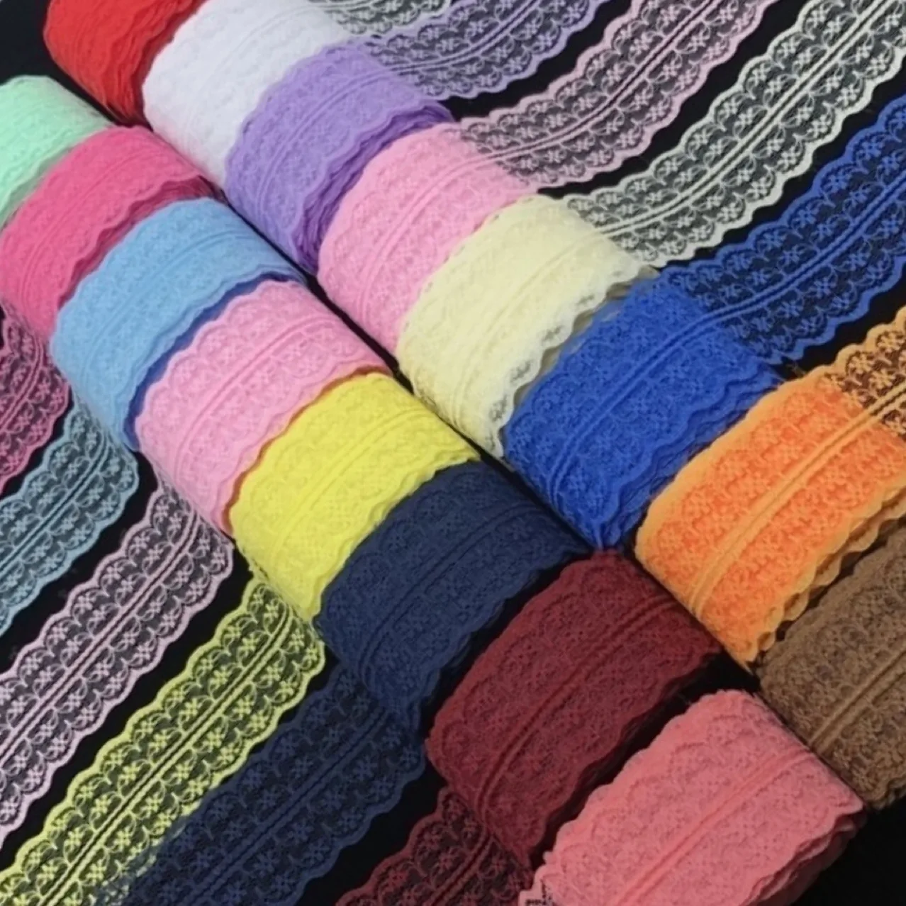 10 m/Rolle 4,5 cm nicht dehnbares Spitzenband, besticktes Netzband für DIY-Bastelarbeiten, Geschenkverpackungen, Nähzubehör, Partydekoration – Detail 6