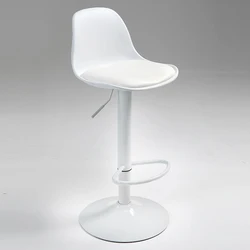 Accent-Tabouret de Bar Nordique Moderne et Réglable, Tabouret de Comptoir de Salon, Mobilier Alto