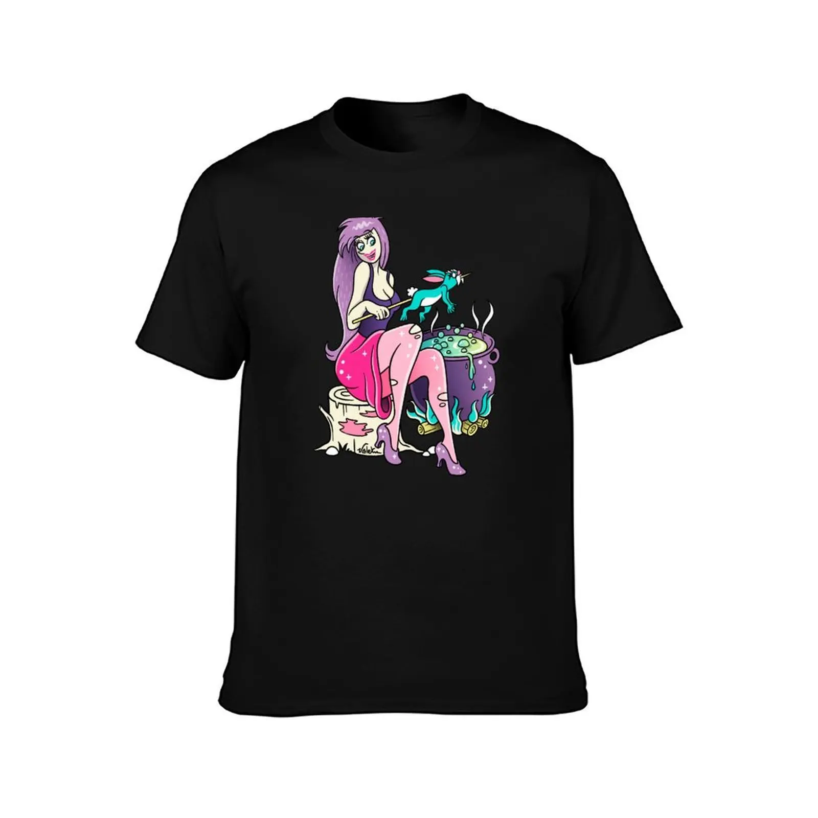 Madam Mim T-Shirt, Summer Casual Cotton Tee, Oversized Streetwear Tops, Vintage Graphic Print, Loose Fit Short Sleeve