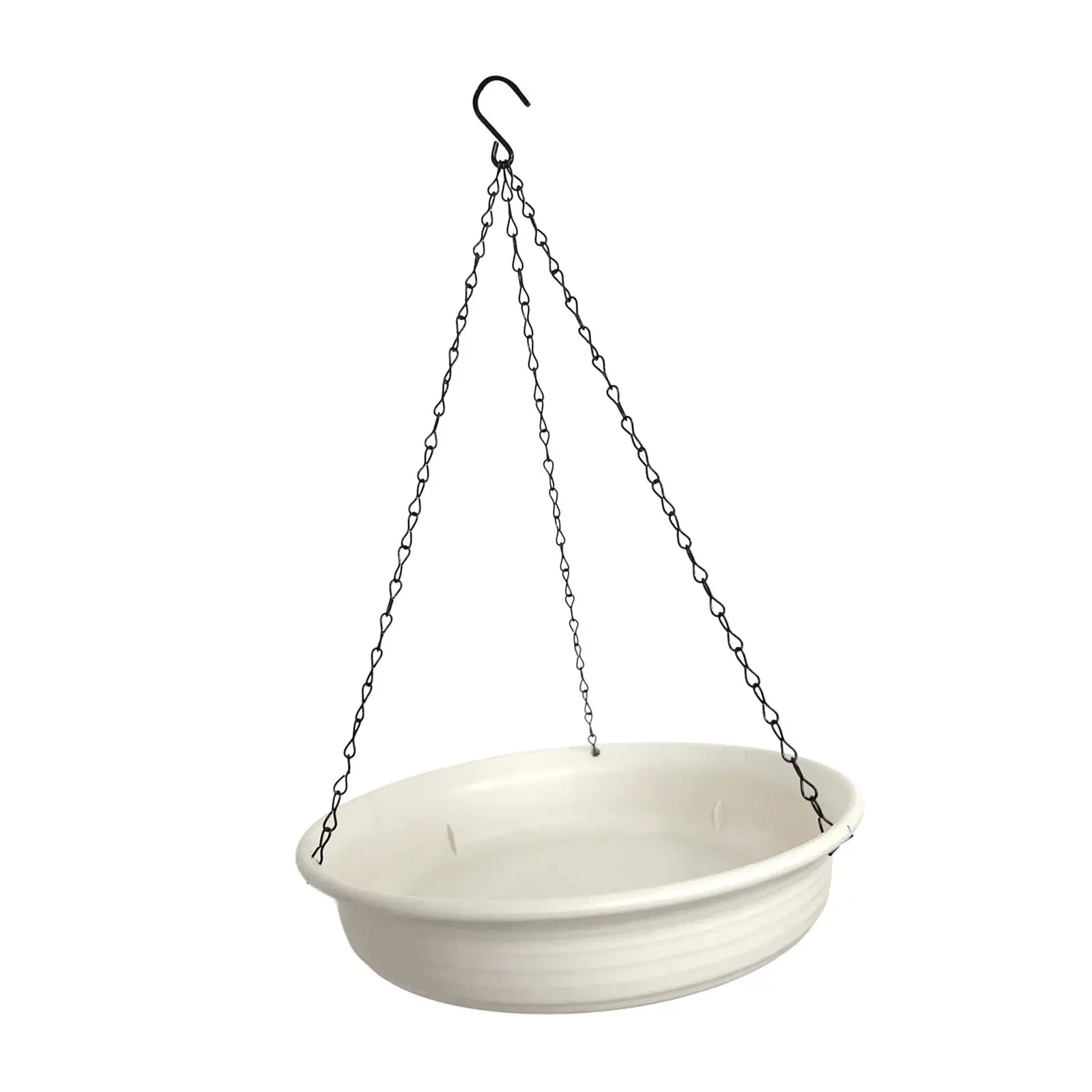 Bird Water Bowl Dish Decor Plate Tray Bird Feeding Dish for Tree Patio Yard