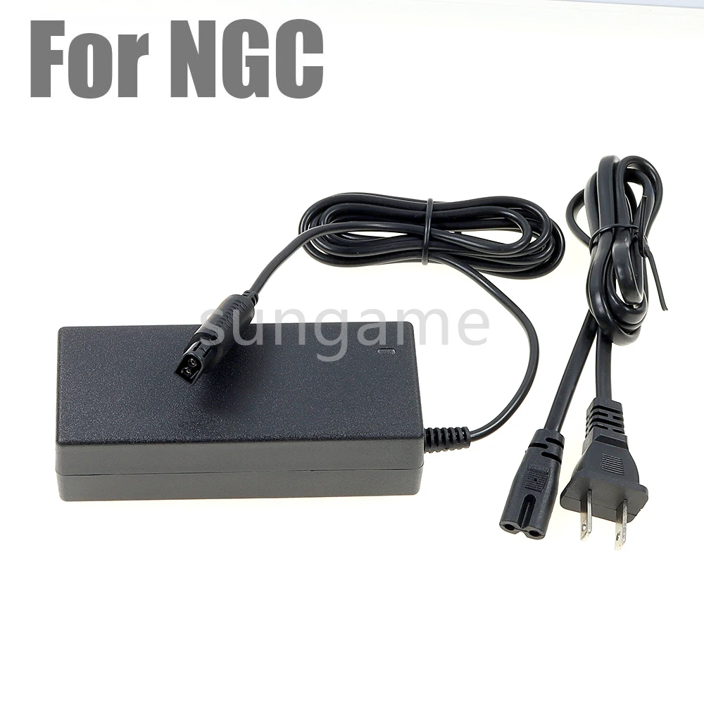 Fuente de alimentación con enchufe europeo/estadounidense para consola de videojuegos GameCube, cargador para adaptador de CA NGC, accesorios de repuesto de 100-240V, 1 ud.