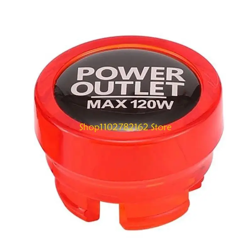 

547B Car Outlet Cover Hollow Dustproof Plug Caps Power Socket Plug Cover Caps Auto Interior Accessories