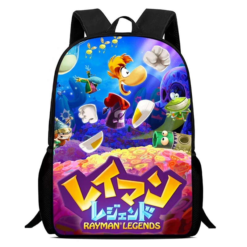 Light Weight Cartoon Mochila Rayman Legends Prints School Backpack,Children School Bags for Boys&Girls ,Child Backpack Durable