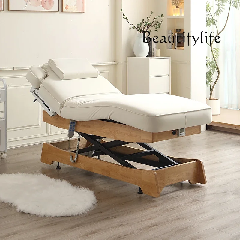 W High-end Beauty Salon Special Intelligent Heating Electric Beauty Bed Tattoo Tattoo High And Low Lift Bed