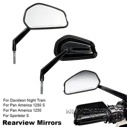 For Pan America 1250 S PA1250S Night Train For Sportster S RH1250S New Motorcycle Rearview Mirrors Black Silver Side Mirror