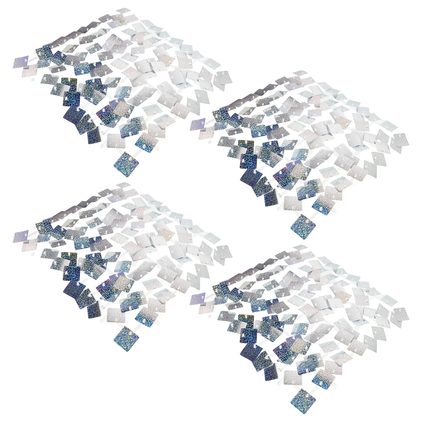 

4Pcs Shimmer Wall Backdrop Panels 11.79x11.79 Inch Sequin Glitter Decorative Backdrop for Wedding Birthday Party