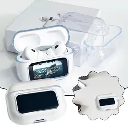 Transparent Silicone Cover For A9PRO Headphones Protective Case Anti-fall Shockproof Dustproof Wireless Earphones Shell Case