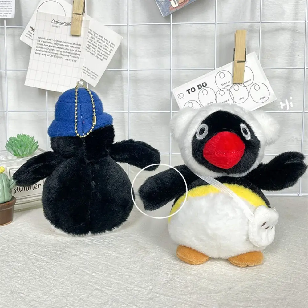 Kawaii PP Cotton Penguin Pendant Cartoon Gift Plush Doll Bag Charm Toy