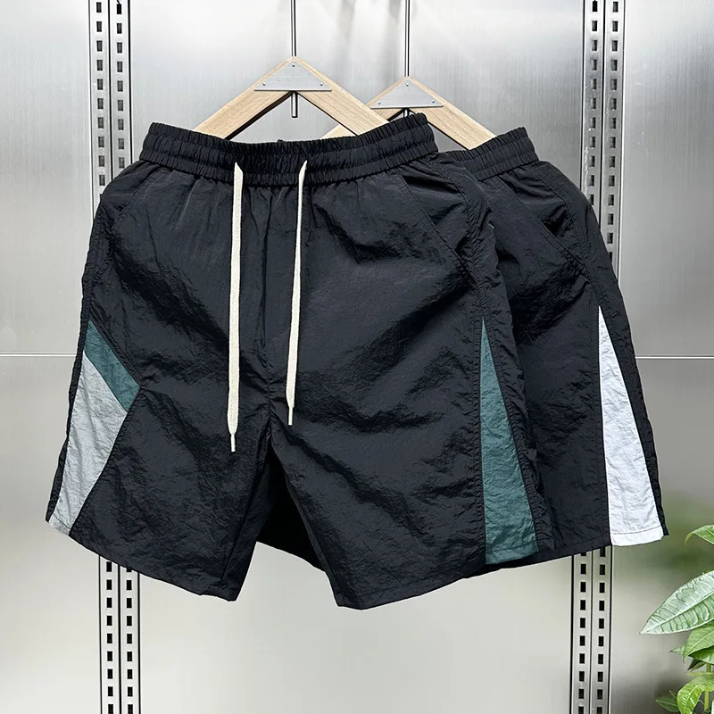 Professional Grade Nylon men's Sports Shorts for Marathon Runners High Waist Running Shorts Breathable Mesh Lightweight Shell