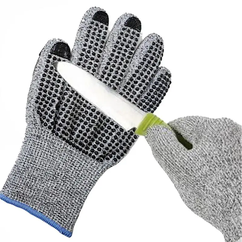 

Multi-Purpose Cut Resistant Gloves Labor Protection Gloves Grade 5 Protection Wood Working Gloves Knives Proof Gloves