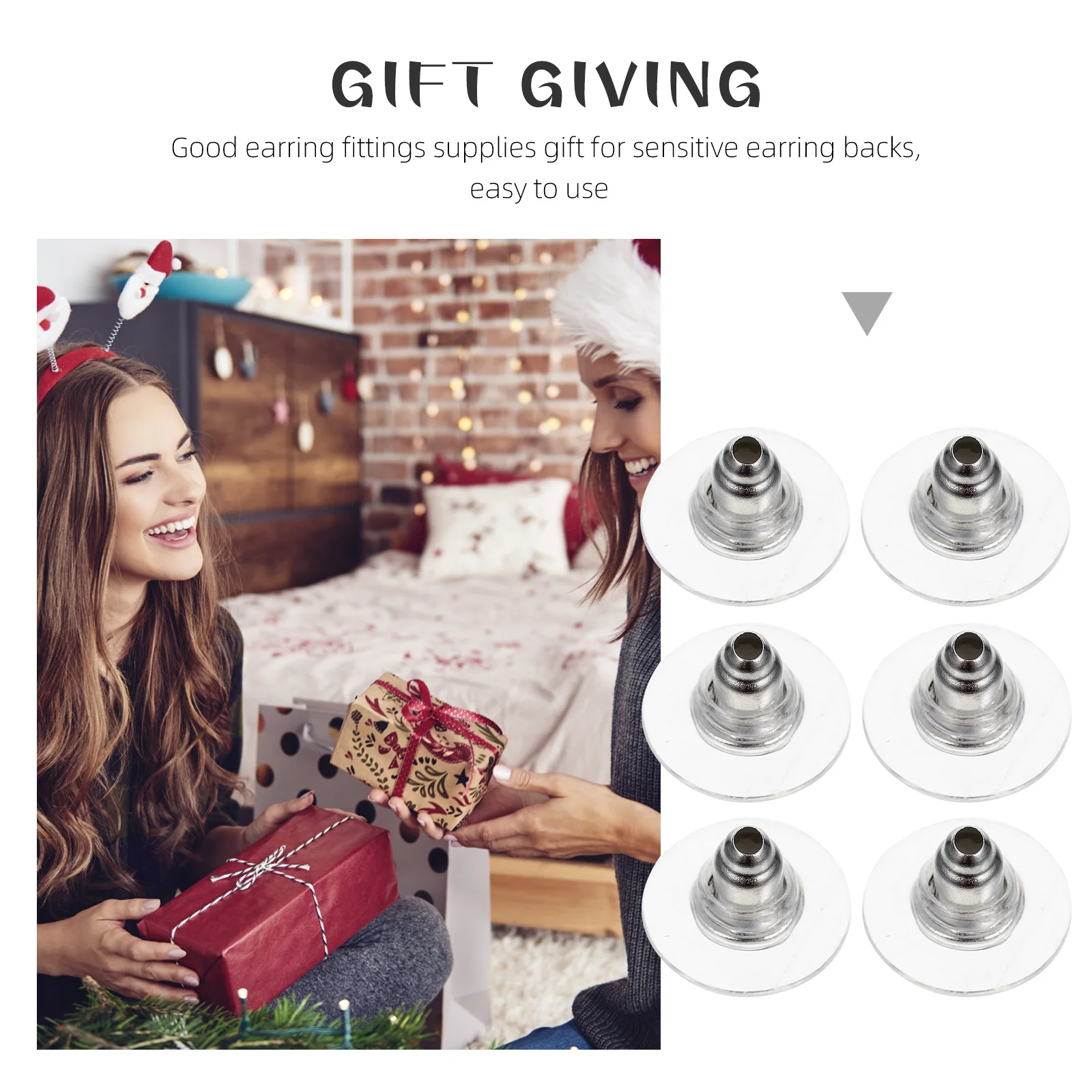 100 قطعة ظهور القرط للأزرار قسط دائم آمنة الأذن اكسسوارات لوازم المجوهرات بسيطة سبيكة الأذن سدادة النتائج