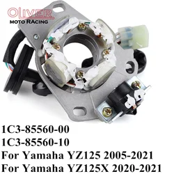 Motorcycle Engine Generator Magneto Stator Coil for Yamaha YZ125 2005-2021 YZ 125 YZ125X 2020 2021 1C3-85560-00 1C3-85560-10