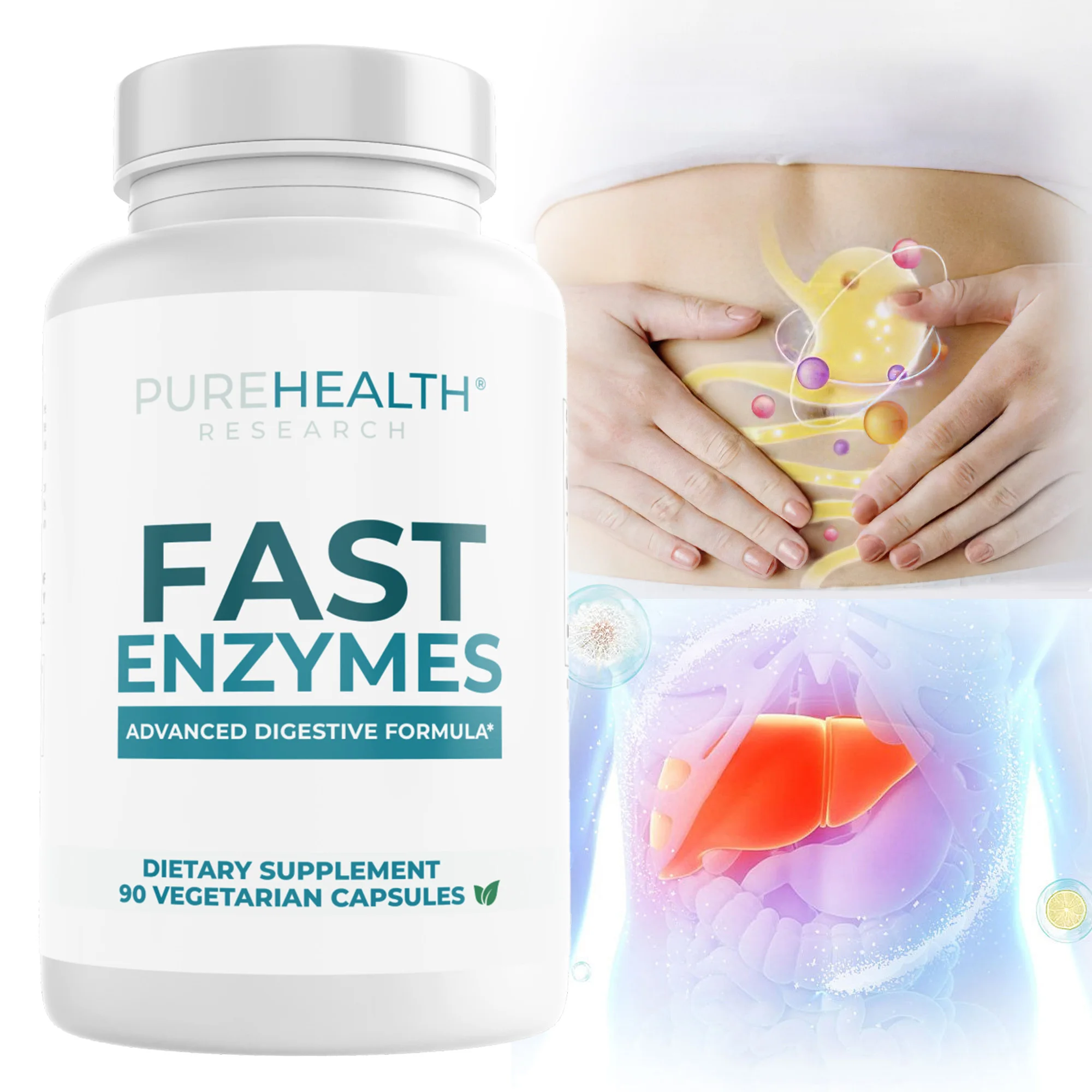 Enzymes - Colon Cleanse & Detox, Supports Gut Health, Digestion & Balance Gut Bacteria