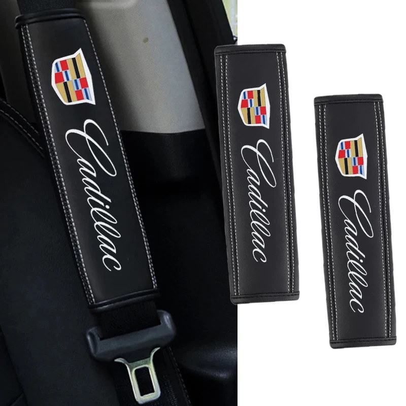 Funda para cinturón de seguridad de coche, protección de hombro para Cadillac Escalade CTS ATS SRX Deville XT4 XT5 XT6 STS XTS SLR XLR CT4 CT5 CT6, 2 uds.