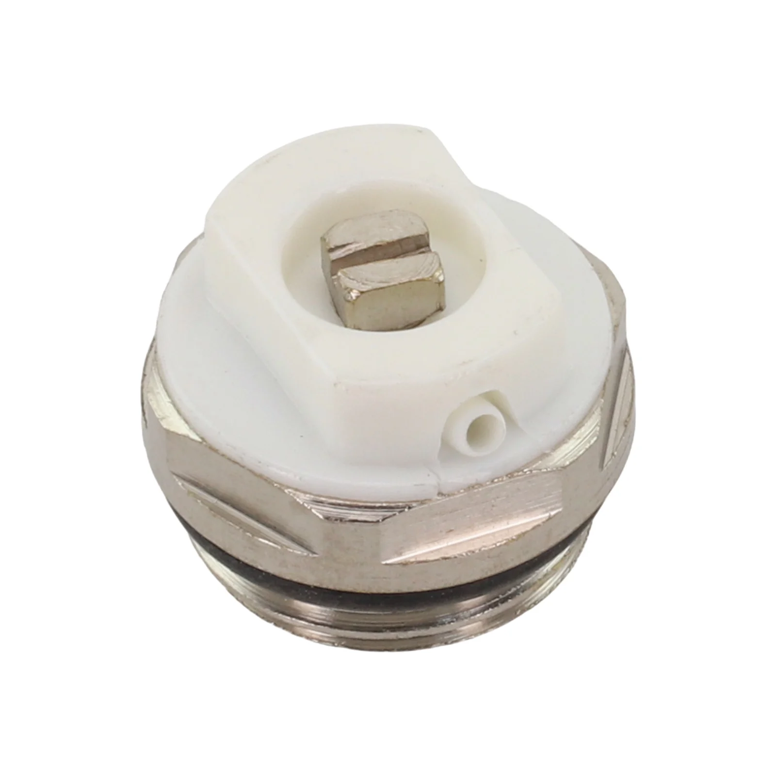Adjustable Discharge Nozzle Radiator Bleed Valve Home Heating Systems 1 2 Inch Nickel-plated Brass Rubber O-ring