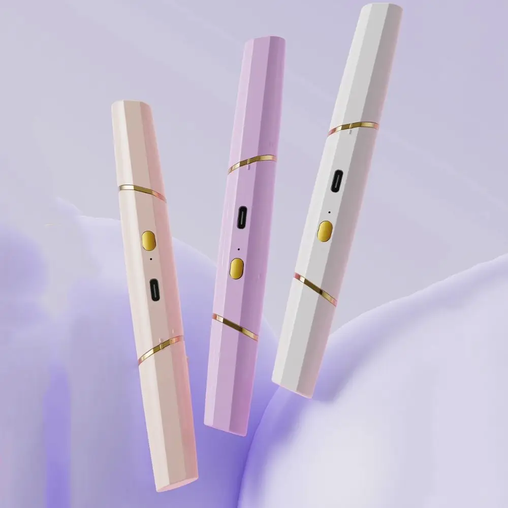 Portable Electric Hair Remover Battery Powered Lipstick Shaped Peach Fuzz Shaver Tool Safe Waterproof Mustache Razor Home