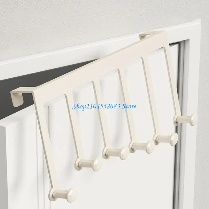 

Y6GD Over The Door Hook Towel Rack Organizers for Coat Robes Hat Clothes Towels