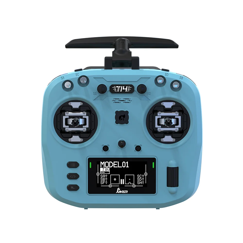 Il più nuovo JUMPER T14 Macarone HALL ELRS telecomando EDGETX 2.4GHz 915MHz 1W 1000mW trasmettitore per FPV Racing Drone