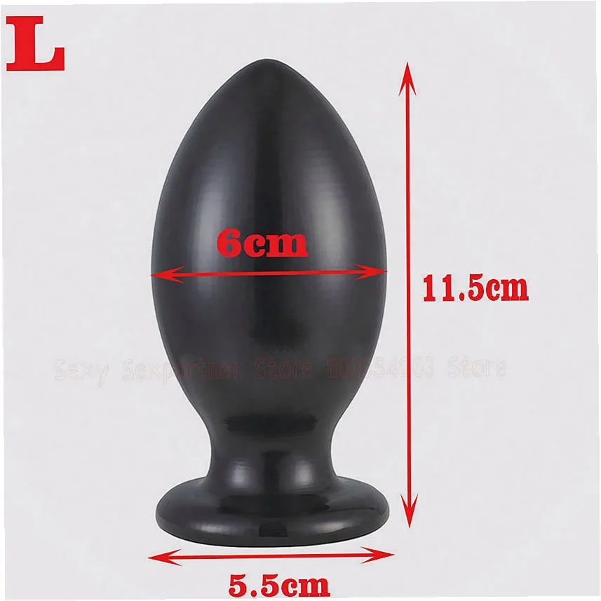Large Caliber Anal Dilator Dildo Style Butt Plug Soft Skin-friendly Silicone Anus Expander Prostate & Private Area Stimulation view 2