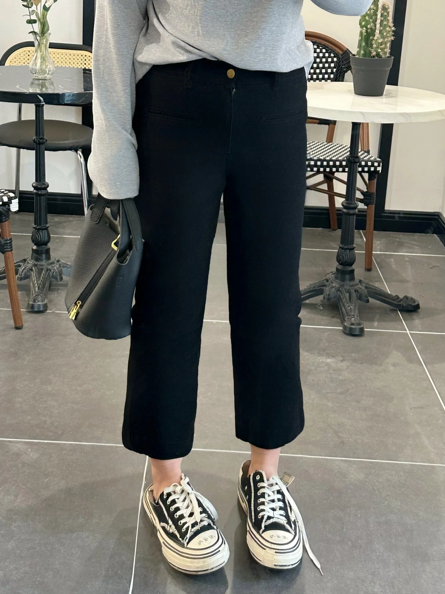 

plus Size Casual Commute Style High Waist Straight Leg Jeans Spring New Arrival Slimming Effect Fashionable Nine-Piece Pants