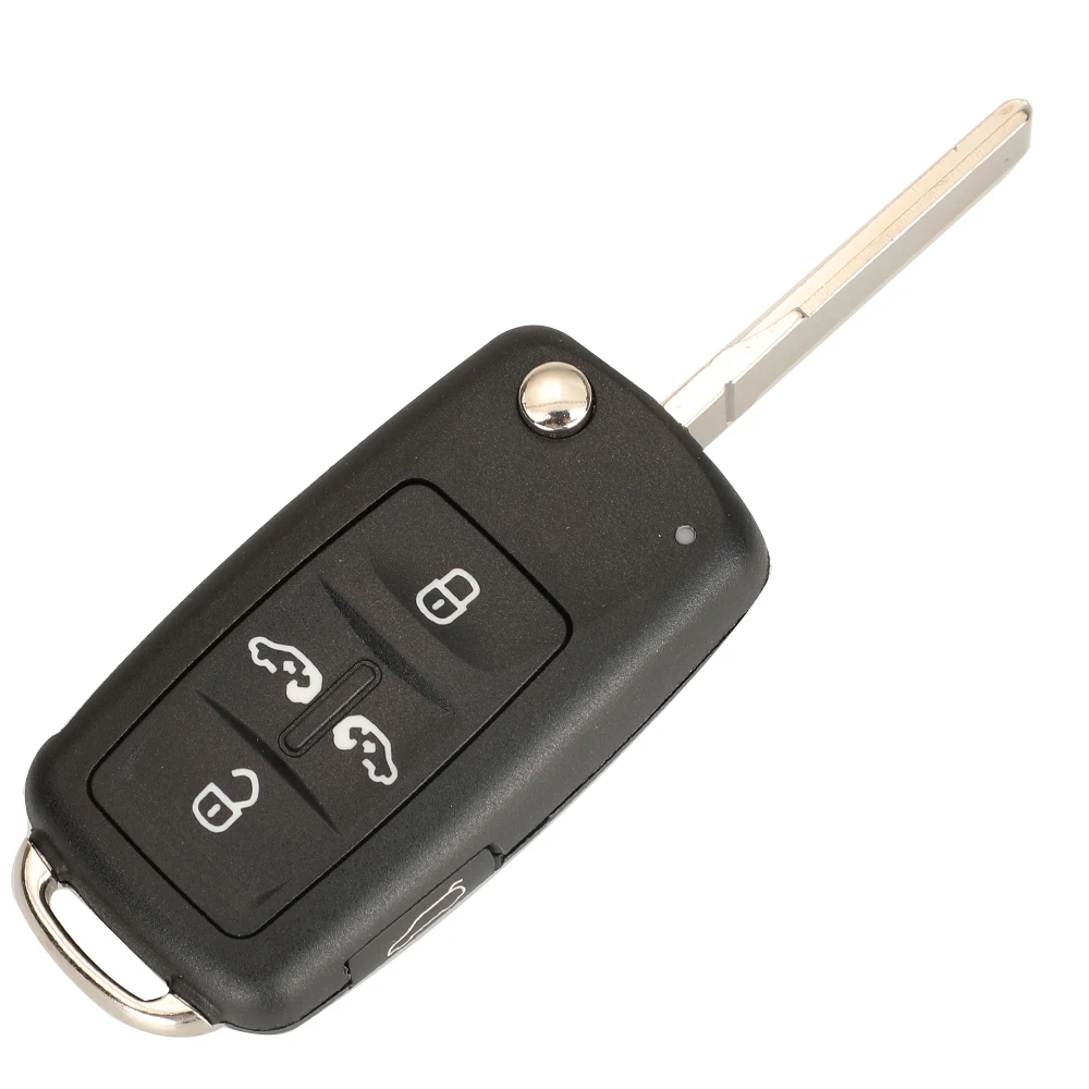 Jingyuqin 5 Buttons Smart Remote Car Key Fob 315/433Mhz ID48 Ask For VW Volkswagan Sharan Multivan T5