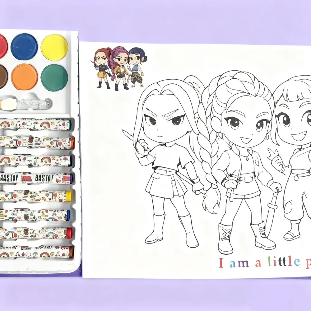 Ensemble de livres de coloriage pour enfants, éducation précoce, avec stylo, dessin à l'eau, jouets Montessori, cadeau, livre d'images Portable, livre de dessin magique, 1