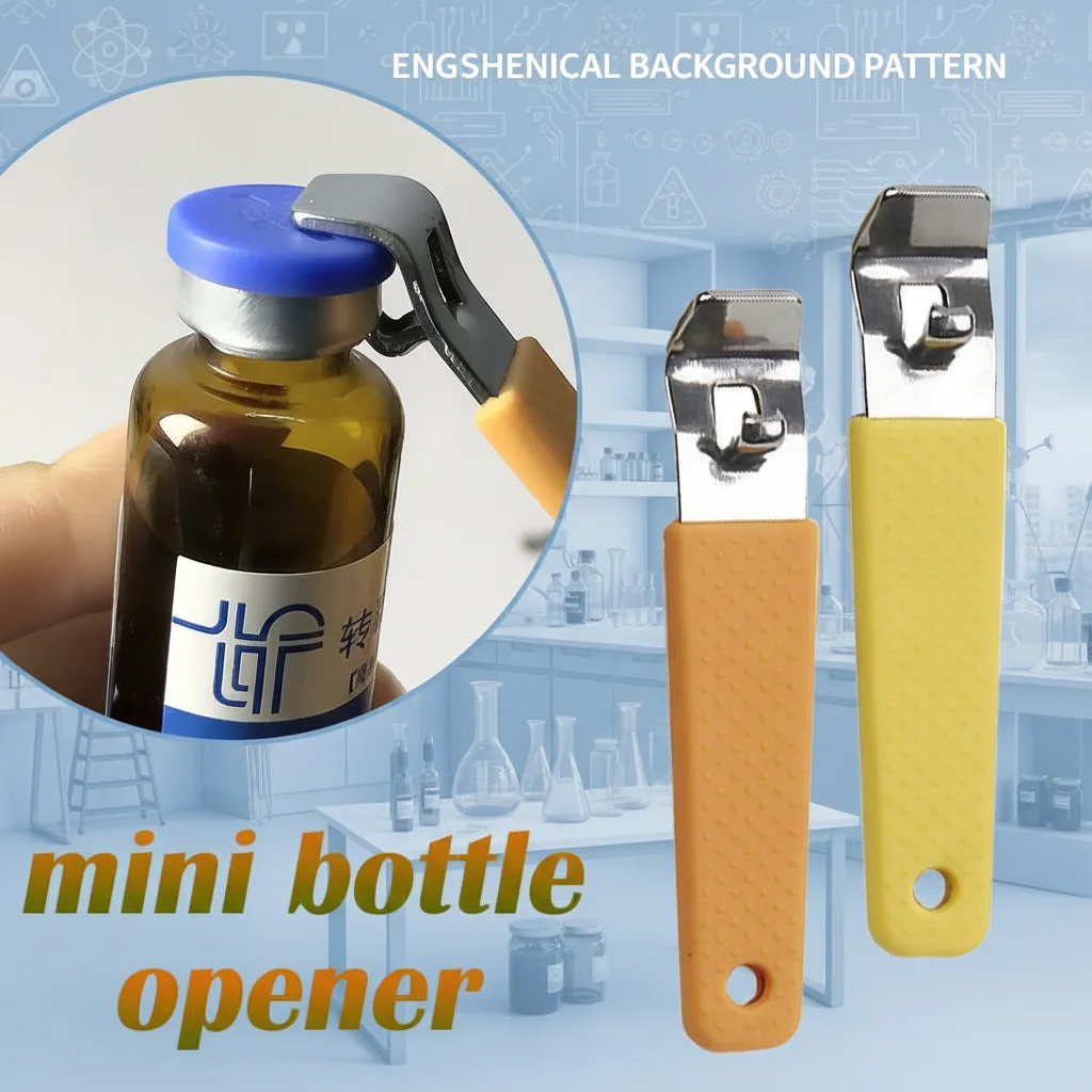 Mini Portable Oral Liquid Bottle Opener Keychain Beer Bottle Opener Screwdriver Cap Opener Multifunctional Tool for On-the-Go Co