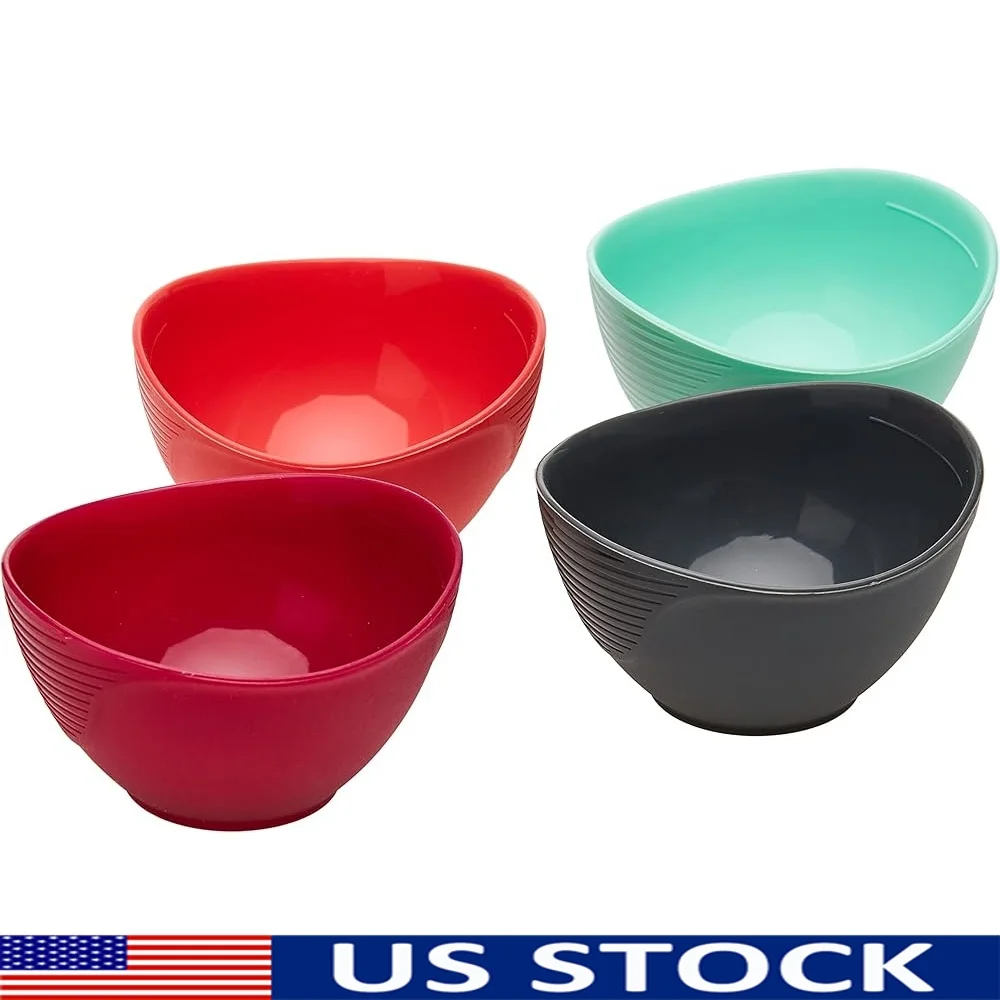 

Silicone Pinch Bowls Set of 4 Non-Stick Easy Clean Stackable Heat Resistant Flexible Kitchen Utensils Dishwasher Safe