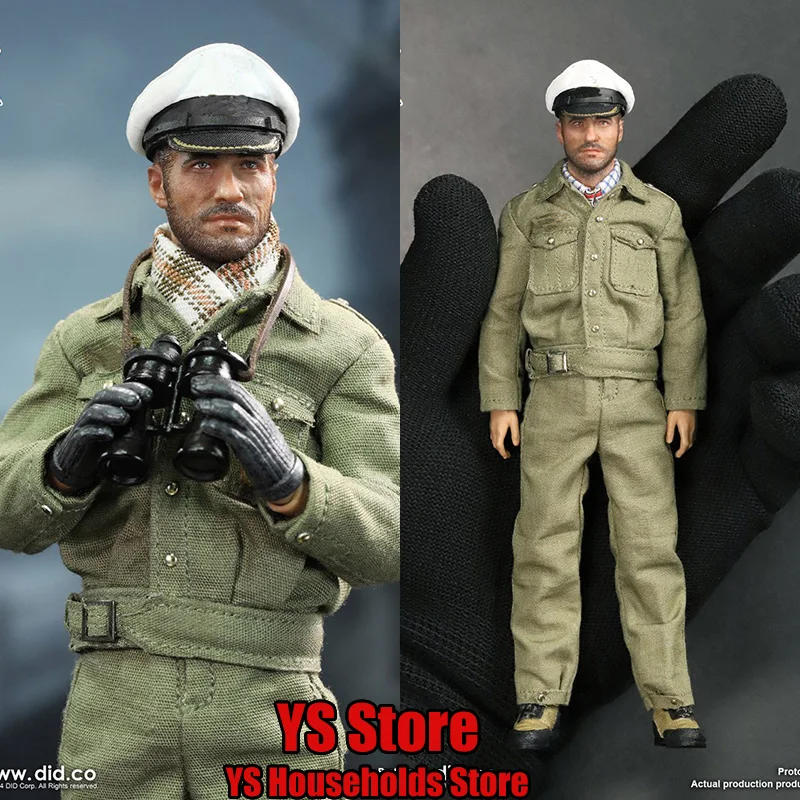 DID XD80026 1/12 Army Green Cloth Captain Heinrich Lehmann mobile Action Figure Mini telescopio accessorio 6 "Set completo soldato