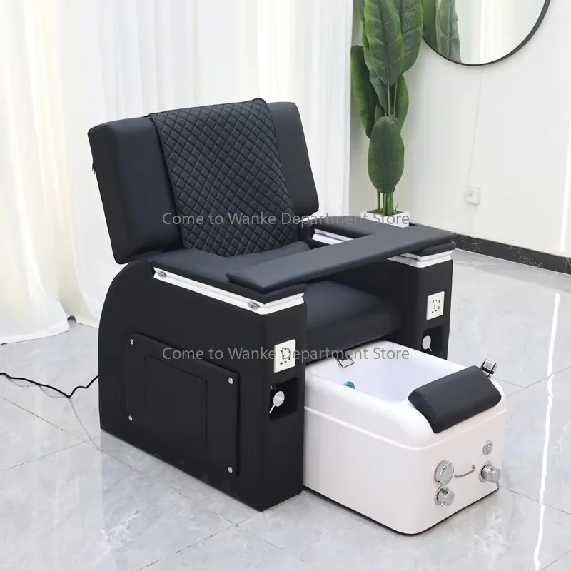 

Foot Spa Reclining Chair Professional Furniture Manicure Board for Pedicure Chairs with Massage and Bubble Basin