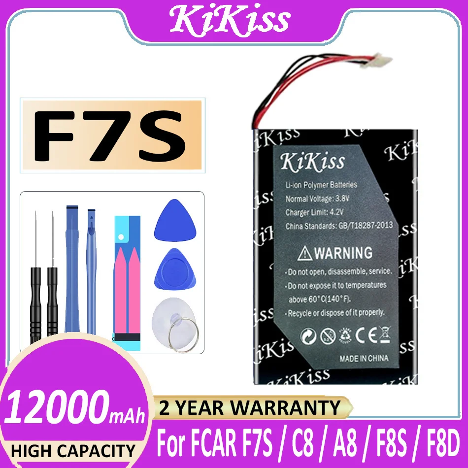 Battery 12000mAh For FCAR F7S F8S F8D C8 A8 Bateria