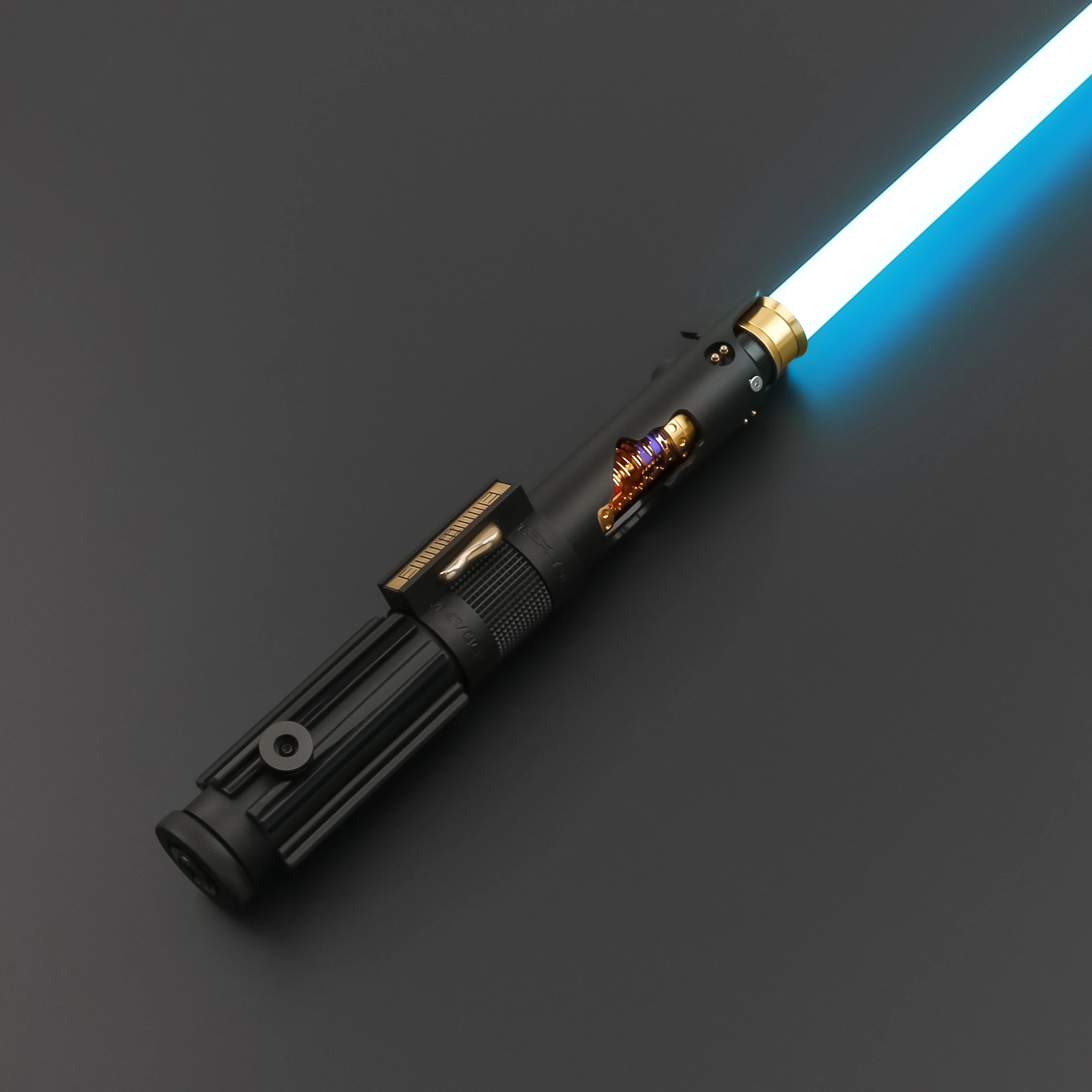 Anakin Lightsaber Crystal Chamber Neo Pixel Smooth Swing Metal Handle Laser Sword LED Strip Blade Skywalker Replica Cosplay Toys