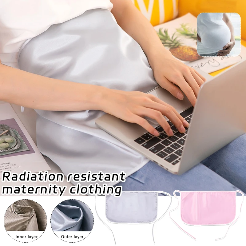 

Radiation Protection Bellyband Apron For Pregnant Women All Silver Fiber Anti Computer Radiation Pregnancy Invisible Clothes