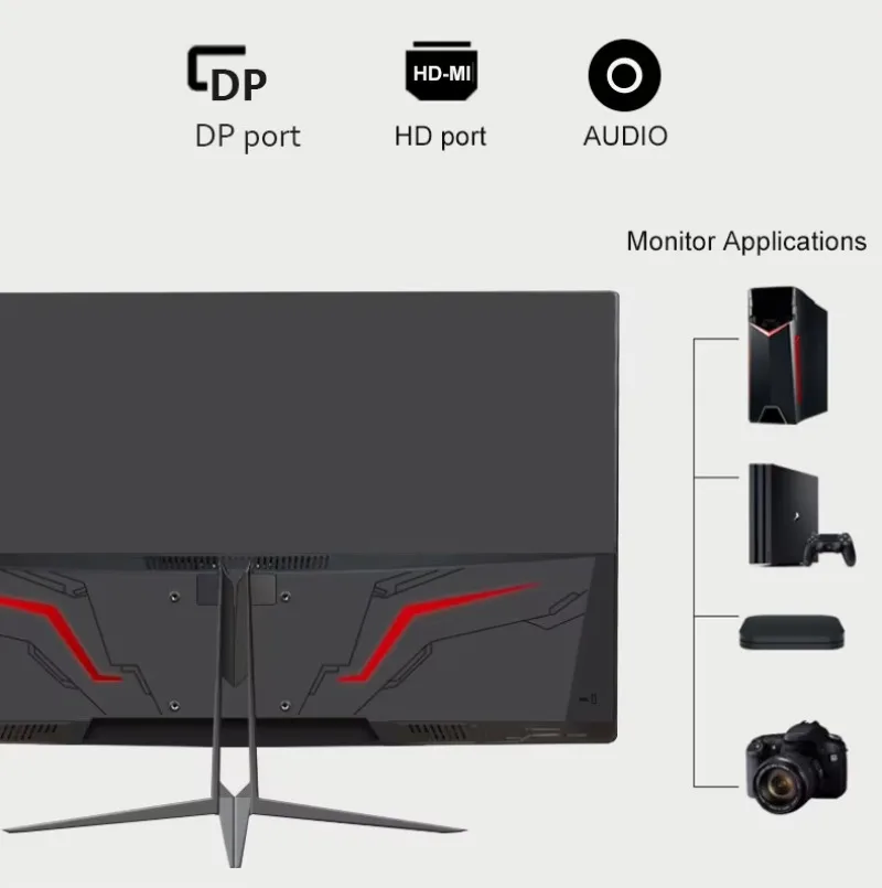 Monitor komputerowy PC 27-calowy komputer LED 2k Niedrogi 75 Hz 144 Hz 165 Hz Zakrzywiony pulpit